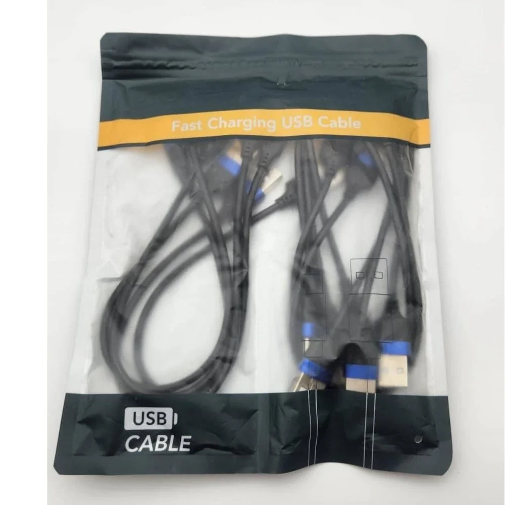 Short USB A to USB C Cable 1ft 10-Pack - Cable Bulk, 12-InchType C Cord